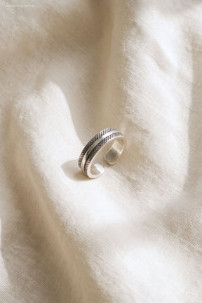 Brushed Open Ring