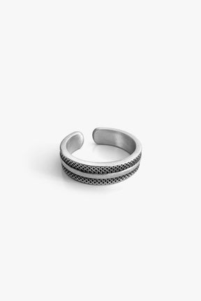 Brushed Open Ring