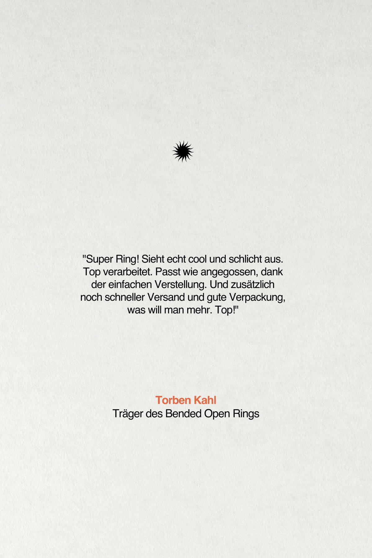 Bended Open Ring
