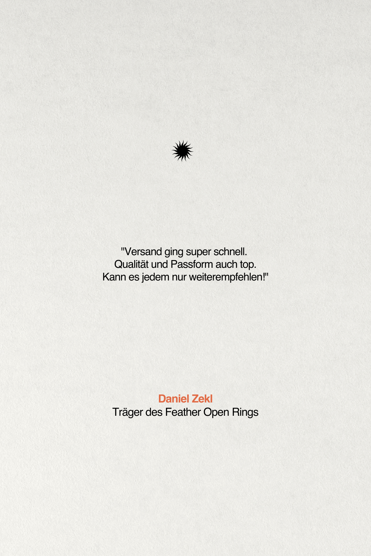 Feather Open Ring