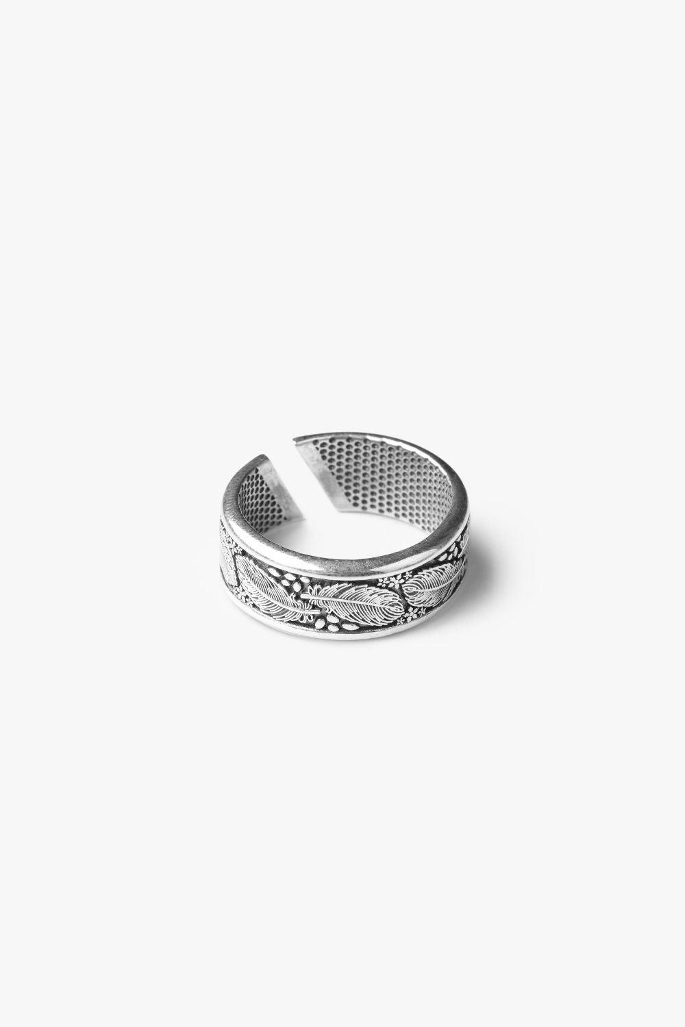 Feather Open Ring
