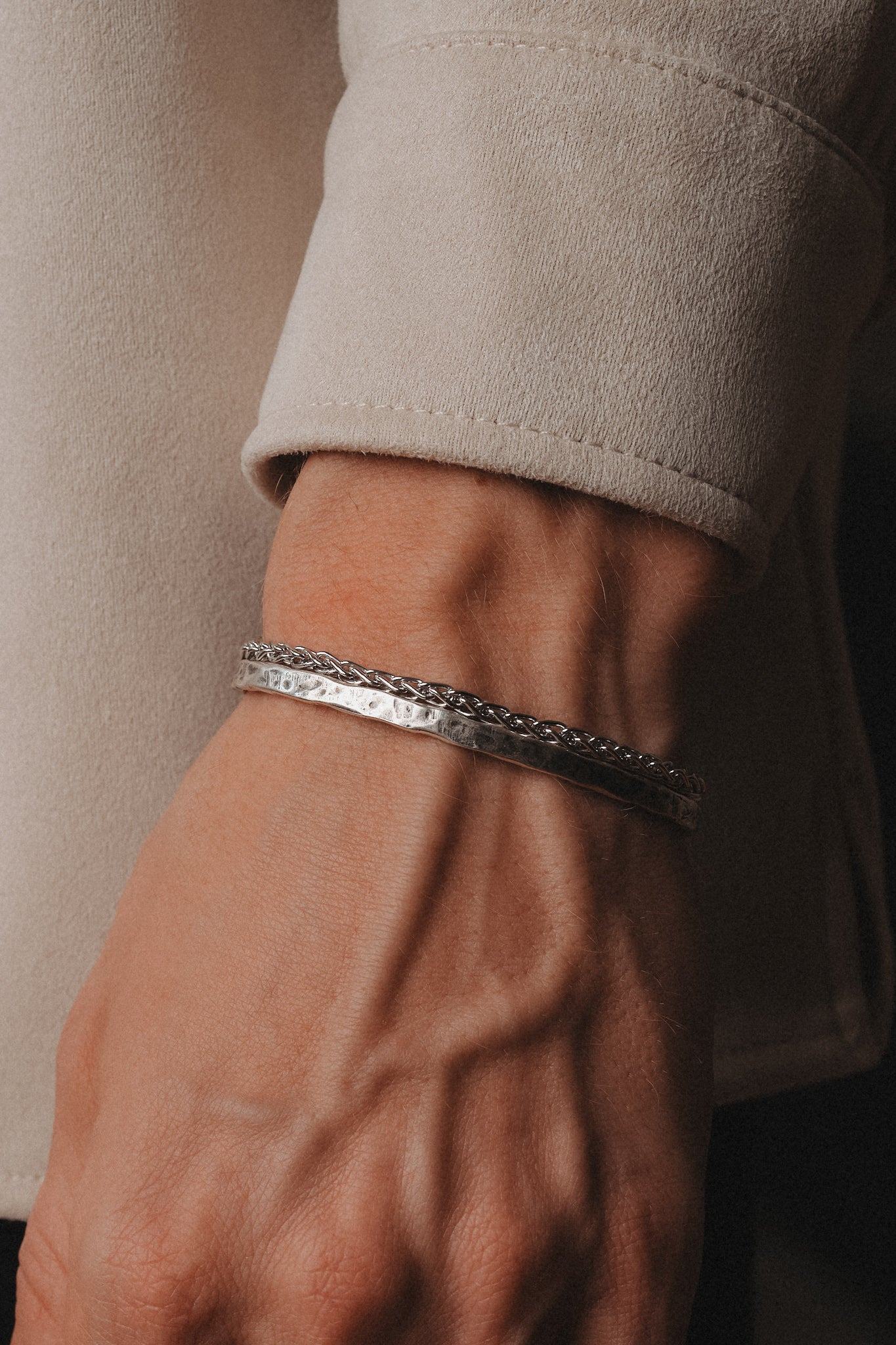 Hammered Cuff