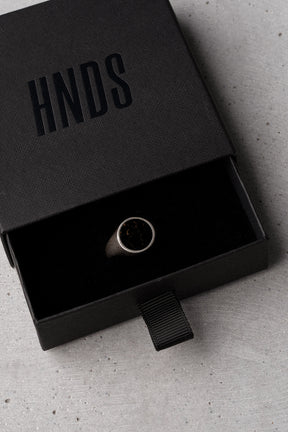 Onyx Ring - Black Marble