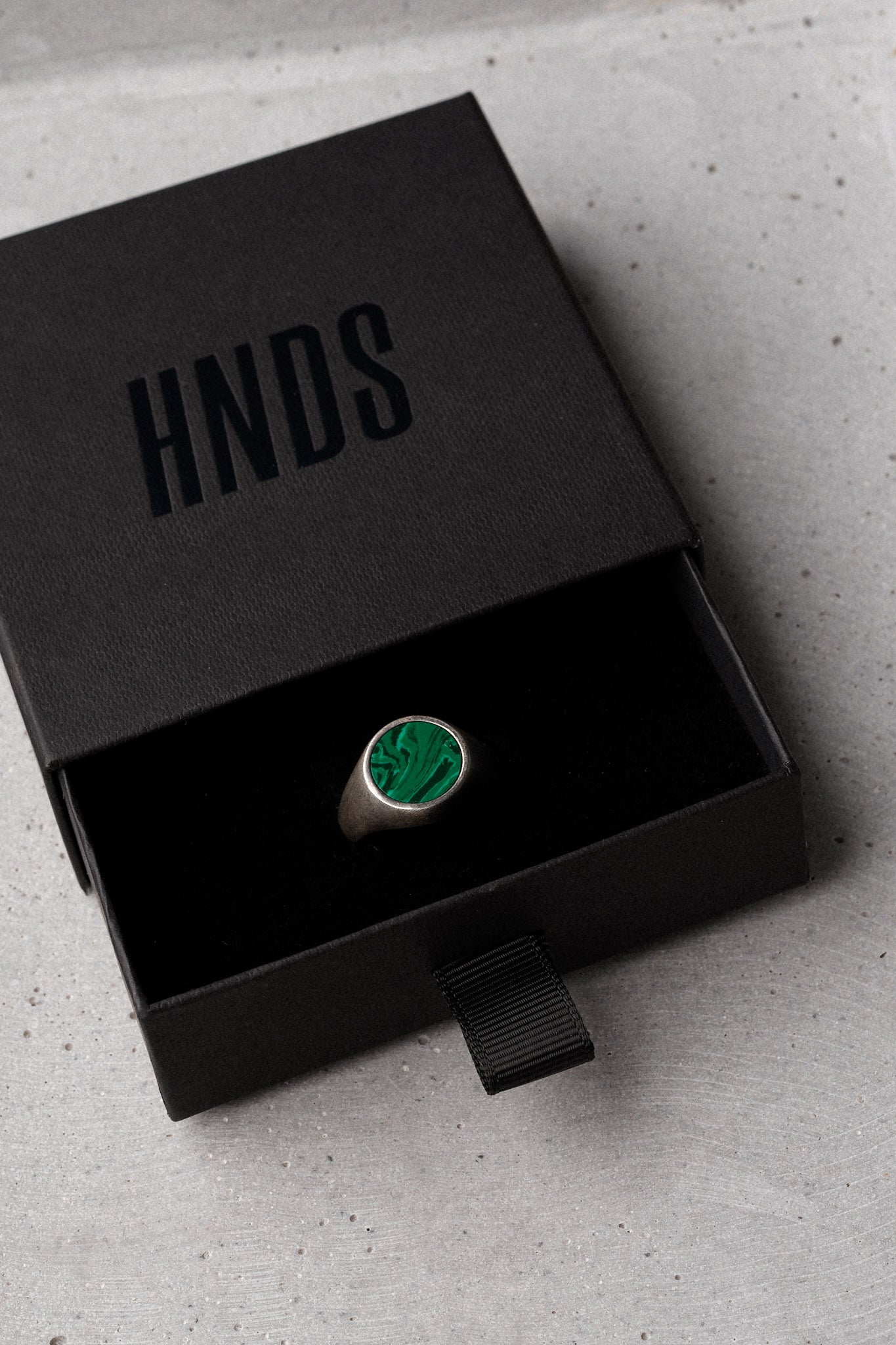 Onyx Ring - Midnight Green