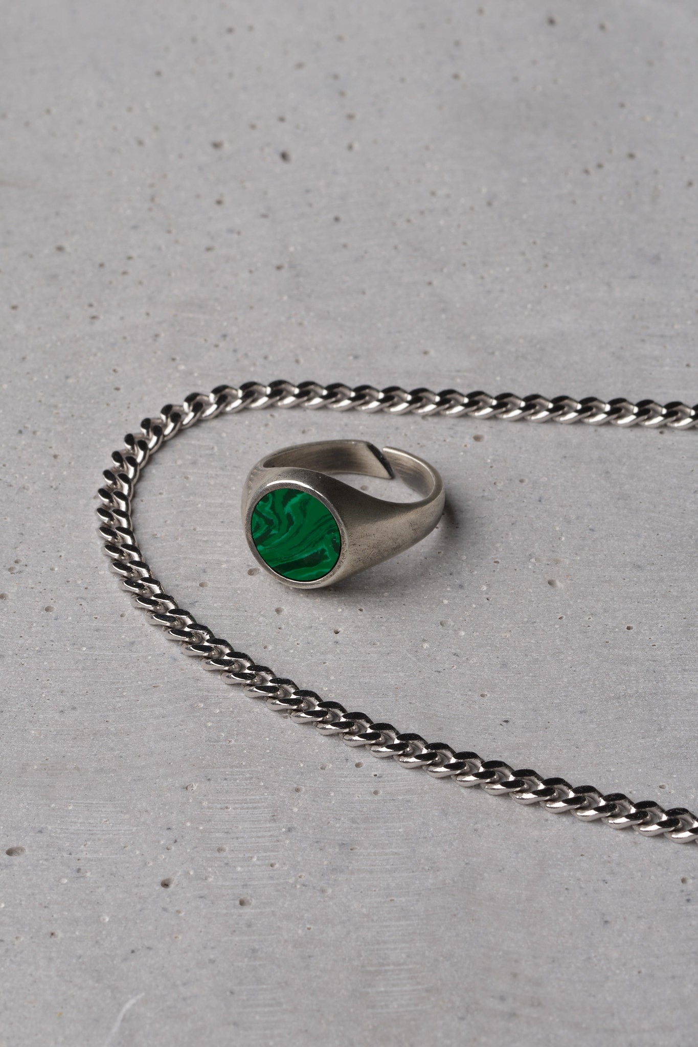 Onyx Ring - Midnight Green