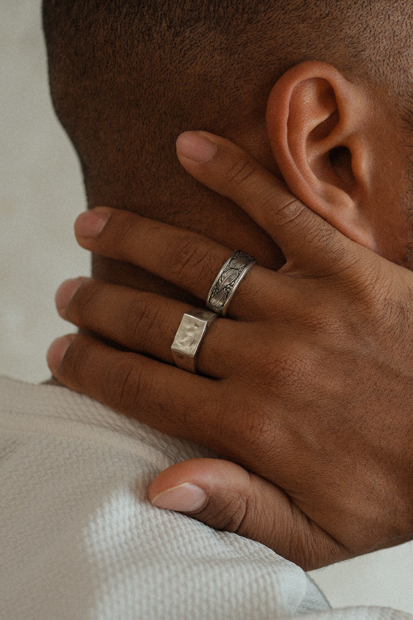 Feather Open Ring
