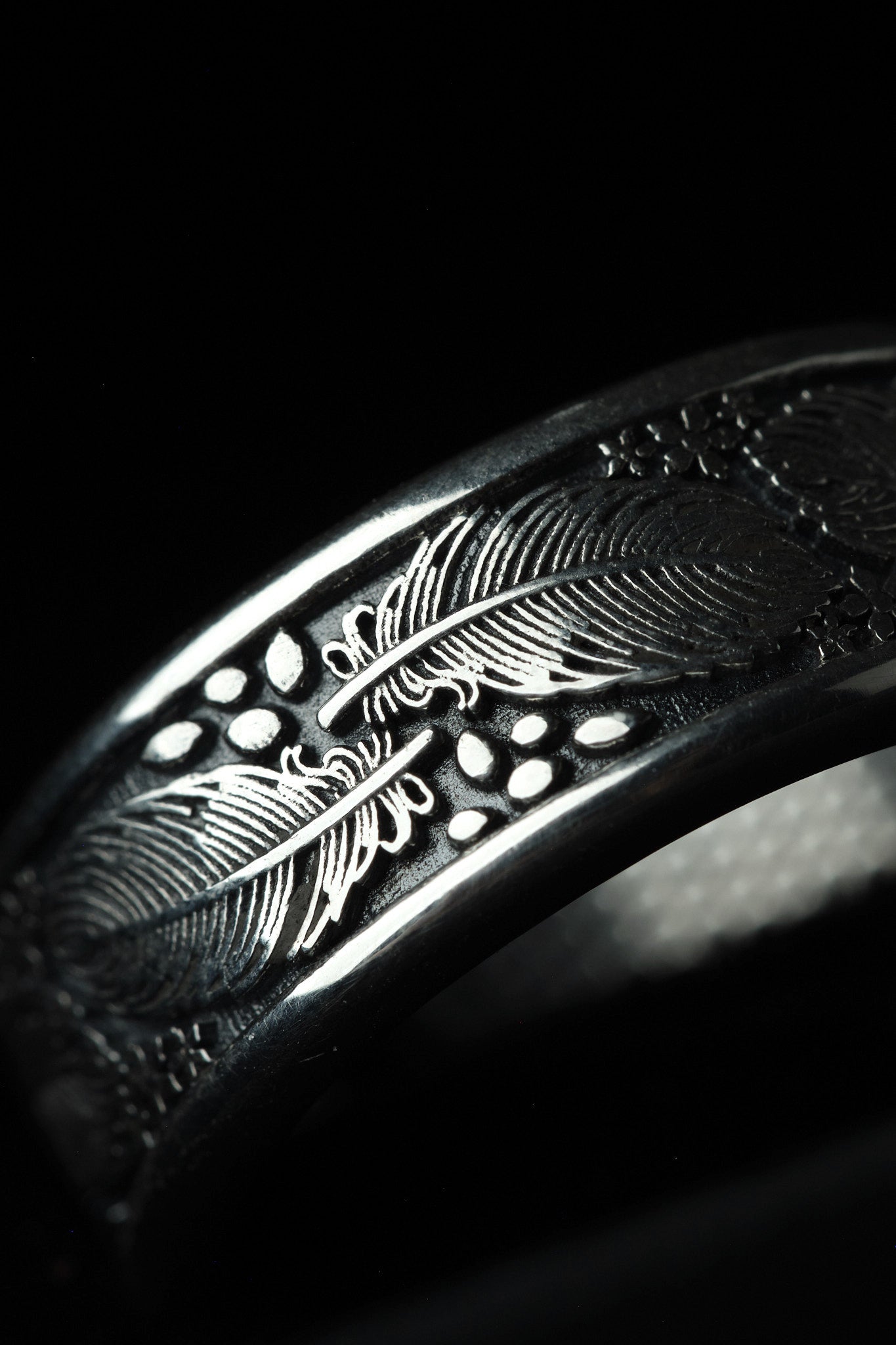 Feather Open Ring