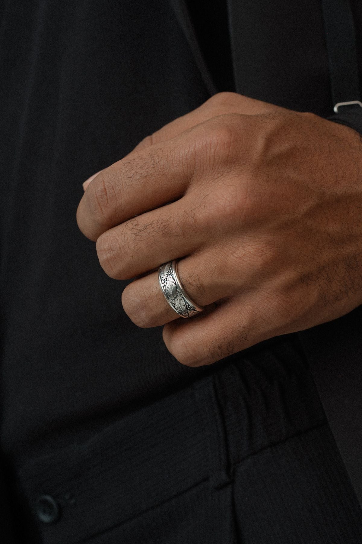 Feather Open Ring