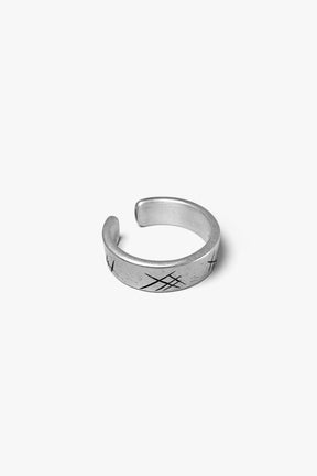 Scar Open Ring aus 925 Sterlingsilber